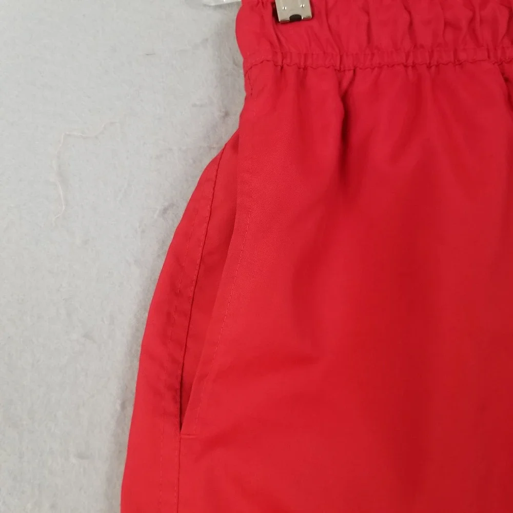 Nike Swim Shorts Mens M Red Trunk Athletic Woven Mesh Lined 5in Inseam AR2382